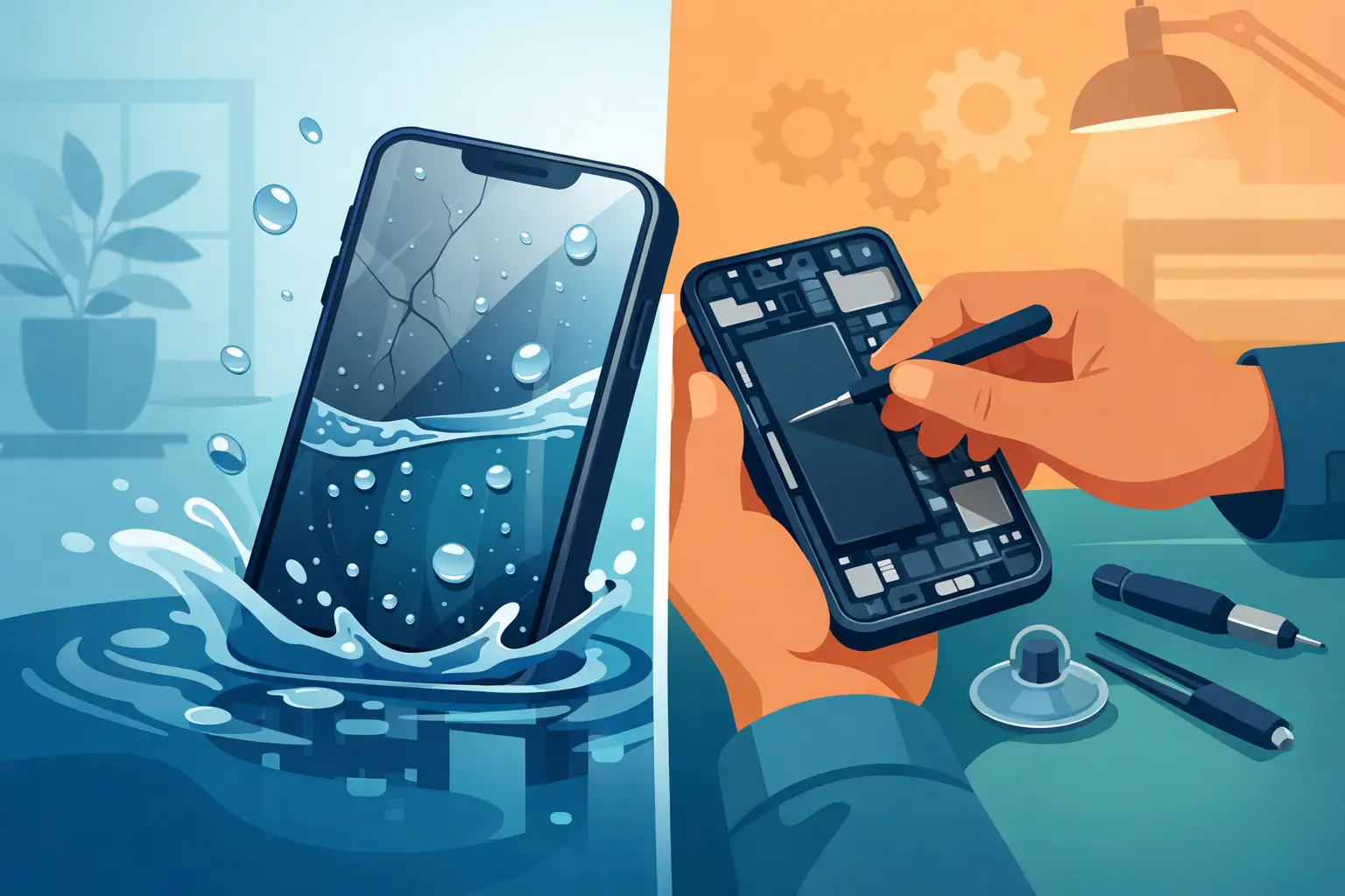 Can a Cell Phone Be Repaired From Water Damage?