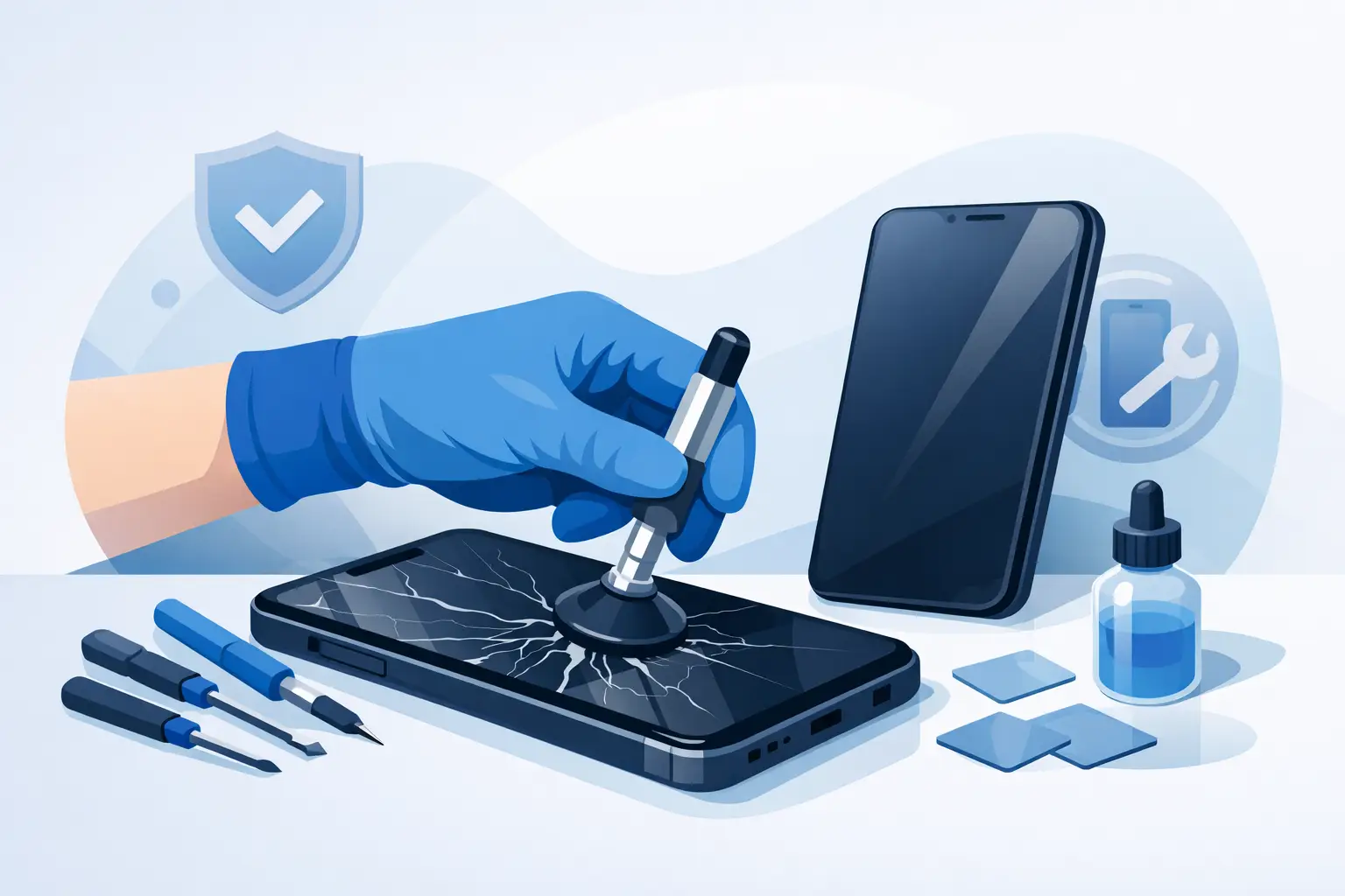 How to Fix a Cracked Phone Screen Safely