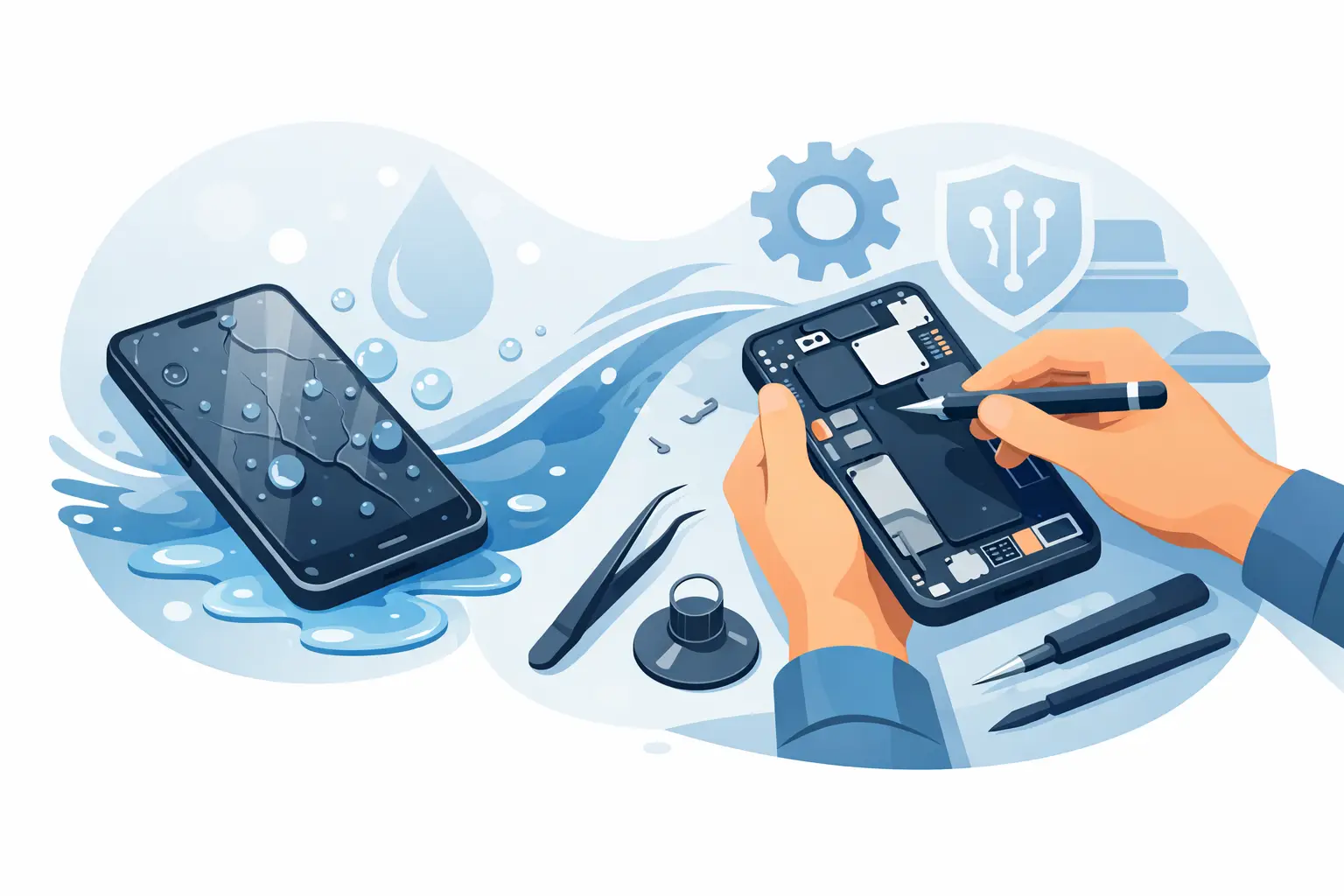 How to Repair Water Damage Mobile Phones