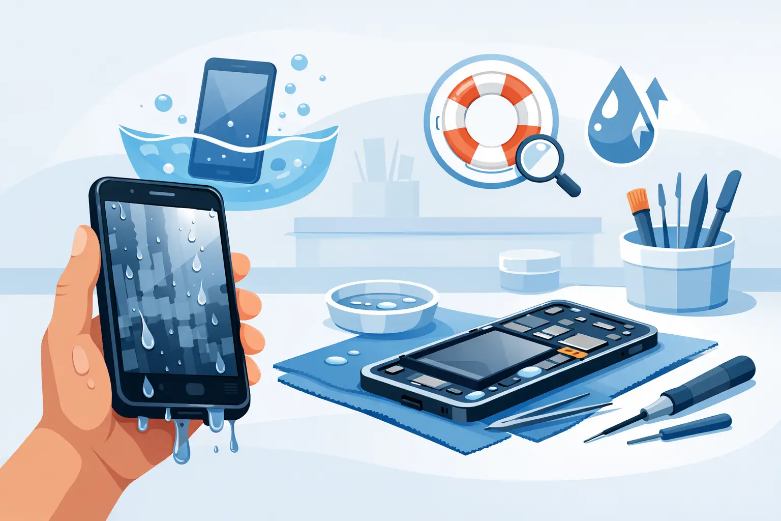 Water Damage Phone Repair: What to Do First